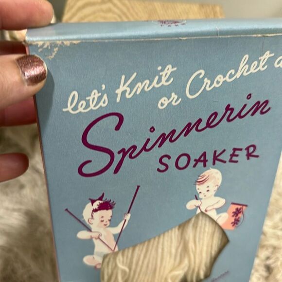 Vintage Spinnerin Soaker Knit Or Crochet Kit To Create A Wool Diaper Cover - Picture 17 of 17